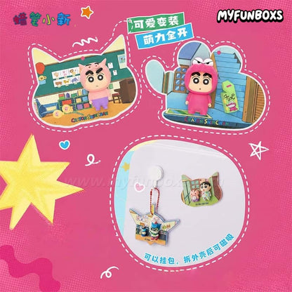 CRAYON SHINCHAN Happy Treasure Box Series Pendant Blind Box