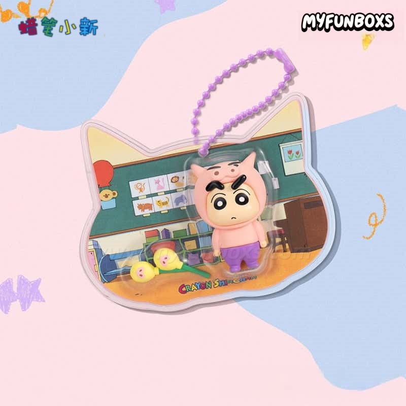 CRAYON SHINCHAN Happy Treasure Box Series Pendant Blind Box