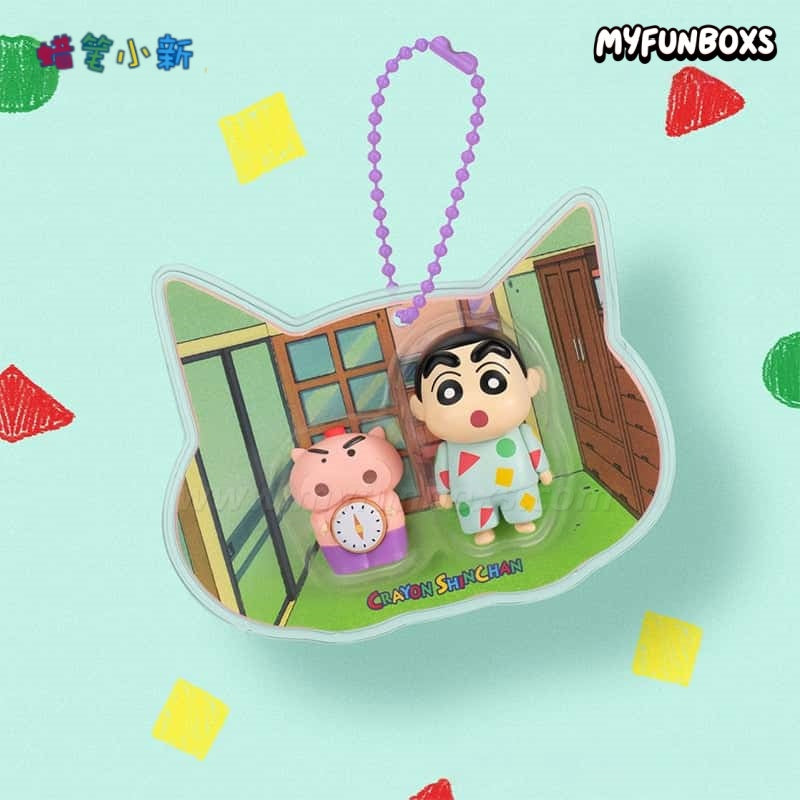 CRAYON SHINCHAN Happy Treasure Box Series Pendant Blind Box