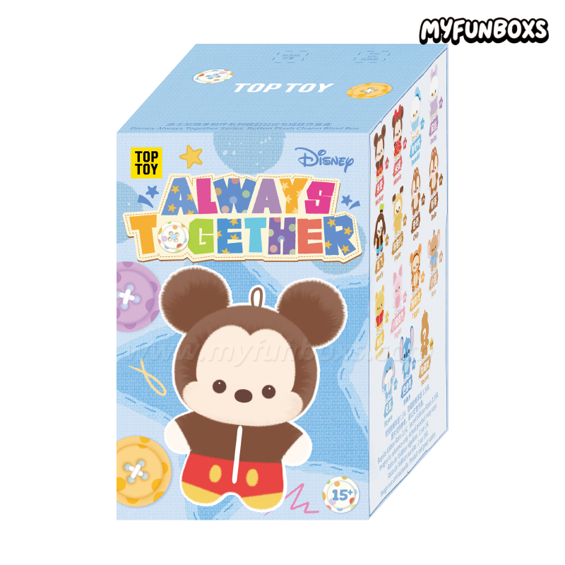 Disney Always Together Series Button Plush Charm Blind Box