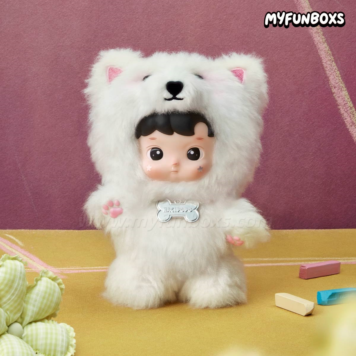 POP MART HACIPUPU Take Me Home Series  Vinly Plush Pendant Blind Box