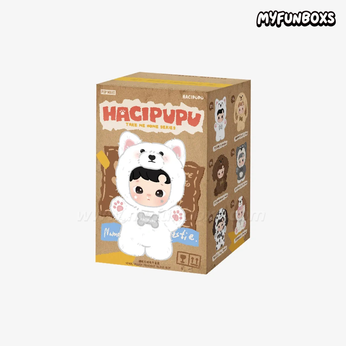 POP MART HACIPUPU Take Me Home Series  Vinly Plush Pendant Blind Box