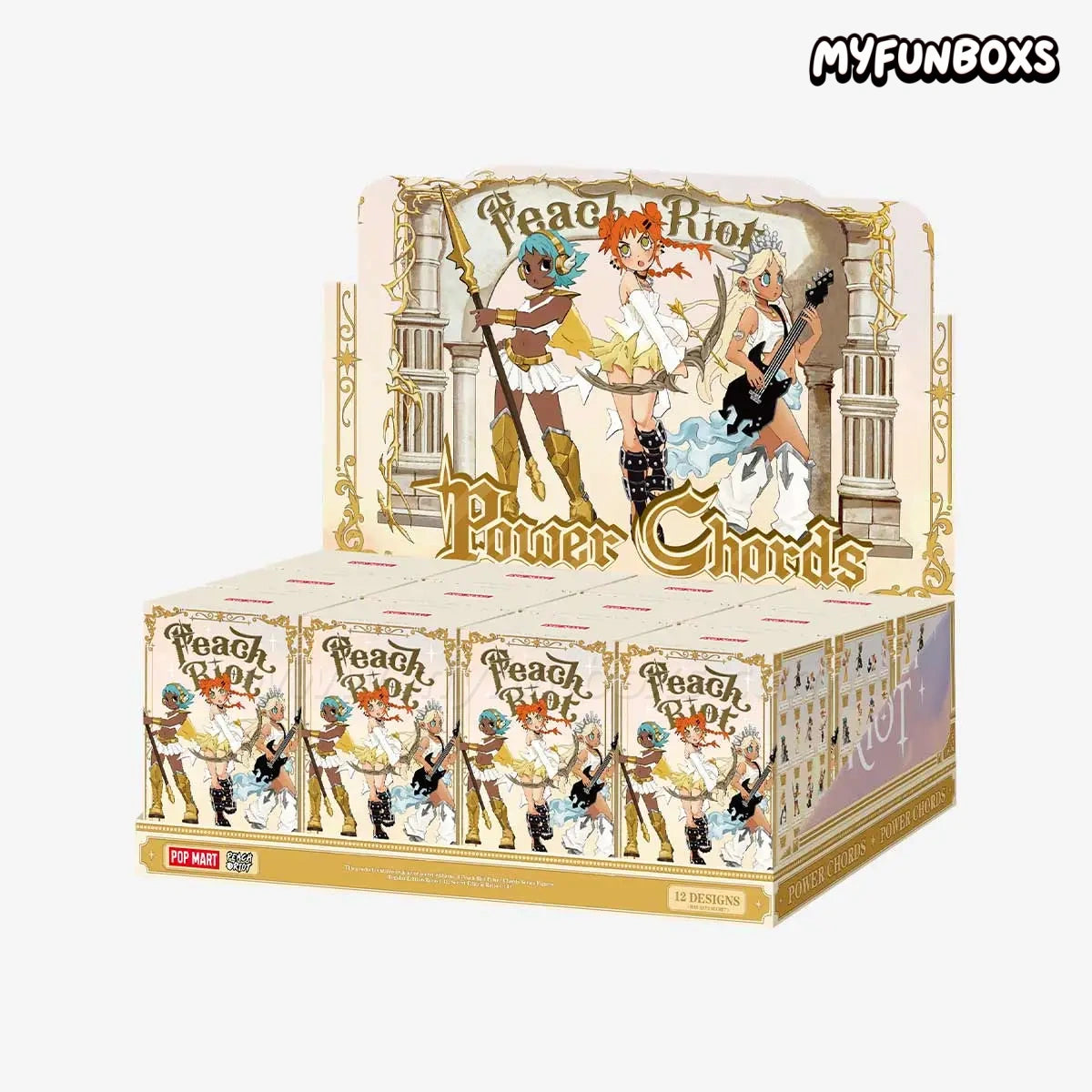 POP MART Peach Riot Power Chords Series Figure Blind Box
