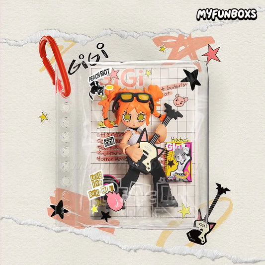 POP MART Peach Riot Carry the Music Series Block Pendant Blind Box