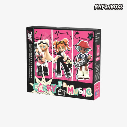 POP MART Peach Riot Carry the Music Series Block Pendant Blind Box
