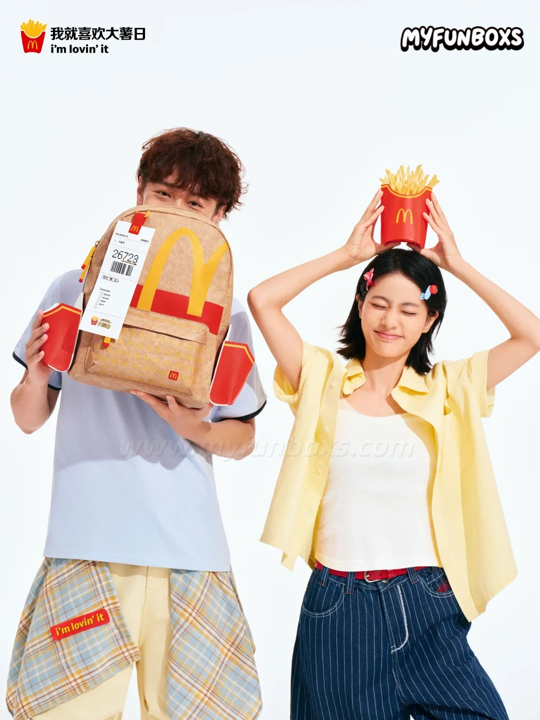McDonald's Large French Fries bag