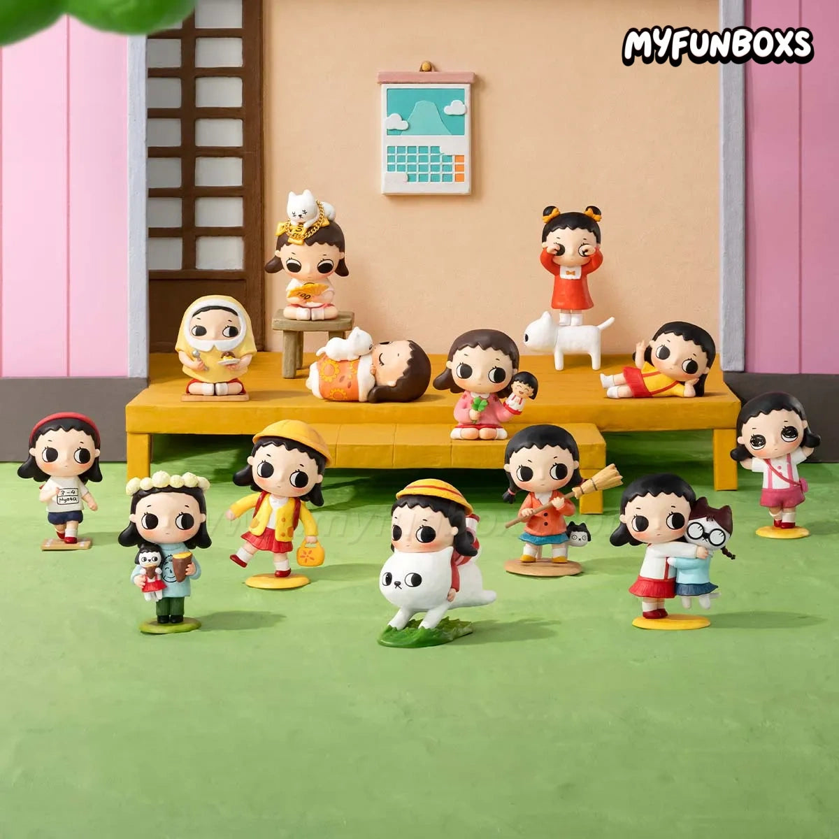POP MART Nyota × Chibi Maruko Chan Series Figure Blind Box (PRE-ORDER)