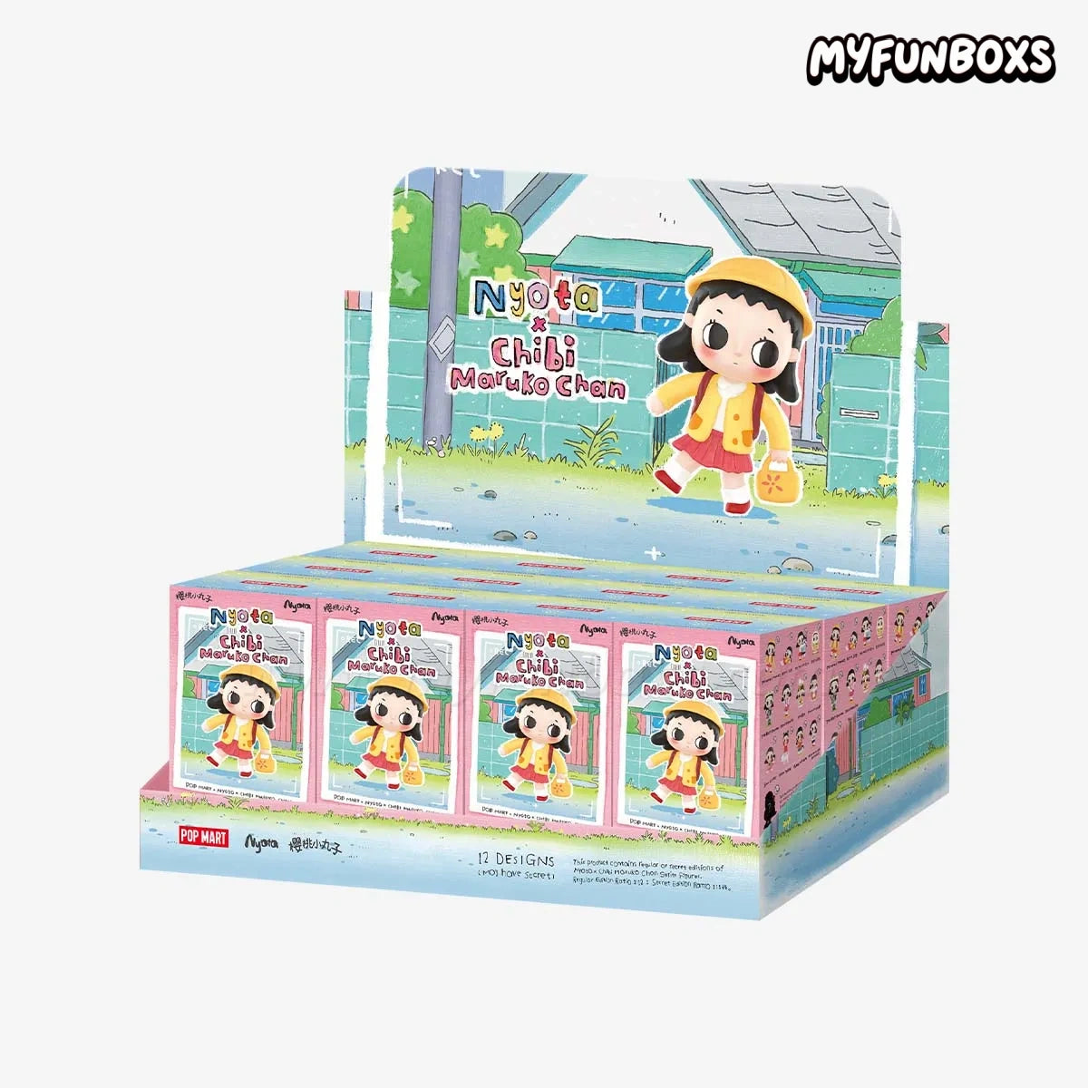 POP MART Nyota × Chibi Maruko Chan Series Figure Blind Box (PRE-ORDER)