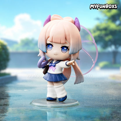 POP MART Genshin Impact Academy's Light and Shadow Poetry Chibi Series Figure Blind Box (PRE-ORDER)