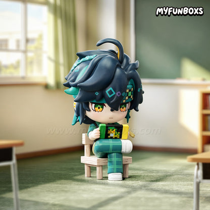 POP MART Genshin Impact Academy's Light and Shadow Poetry Chibi Series Figure Blind Box (PRE-ORDER)