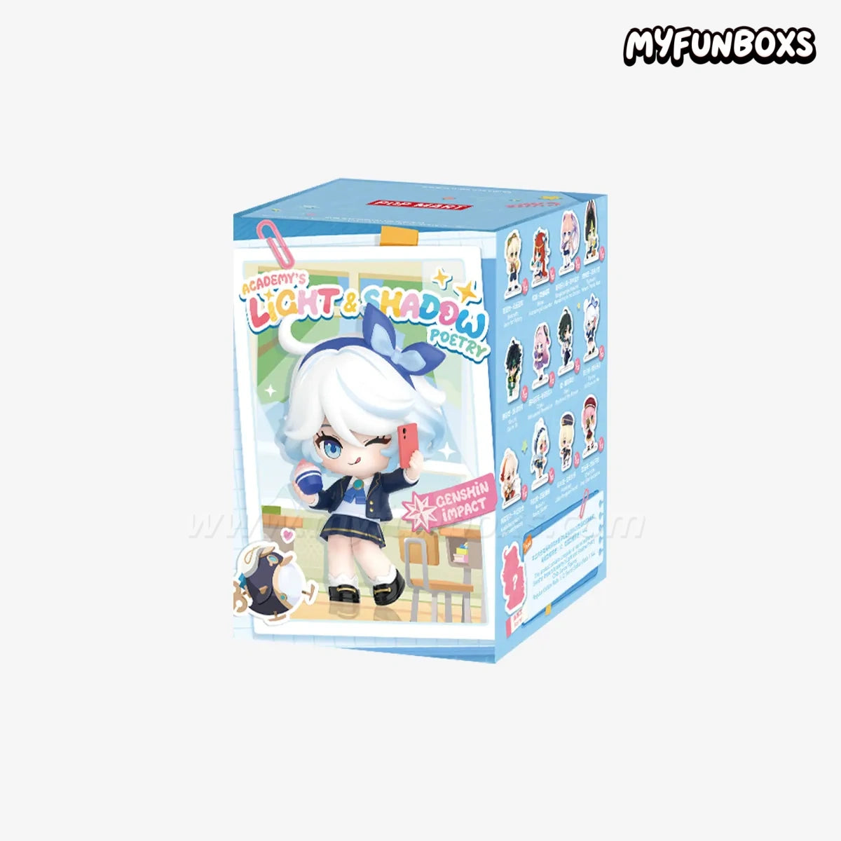 POP MART Genshin Impact Academy's Light and Shadow Poetry Chibi Series Figure Blind Box (PRE-ORDER)