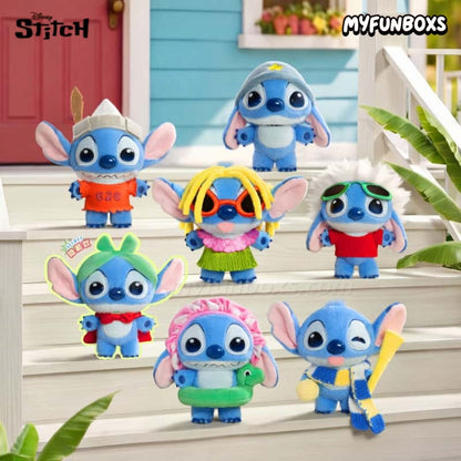 Disney Stitch in Cute Costumes Series Plush Charm Blind Box