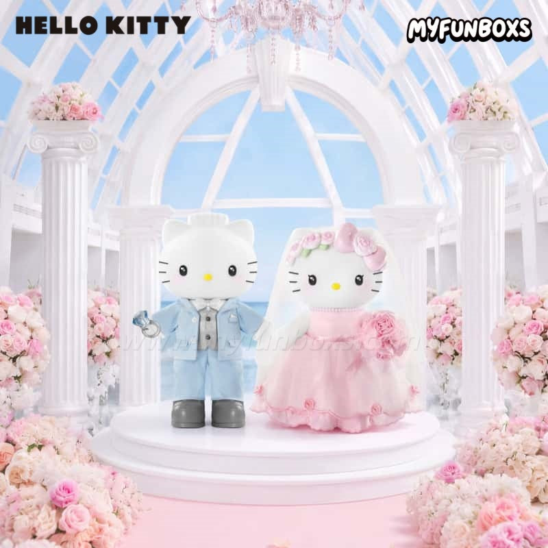 Hello Kitty & Dear Daniel Century Wedding Series 400% Plush Dolls Gift Box(PRE-ORDER)