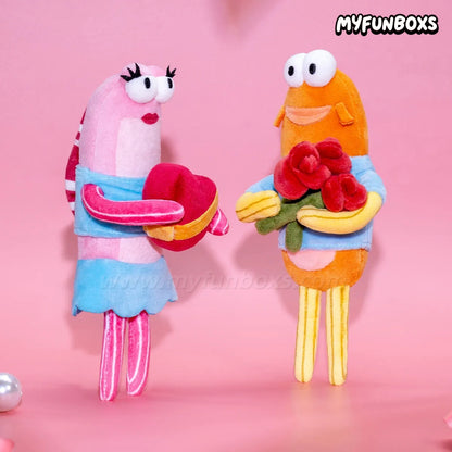 POP MART Bikini Bottom Buddies Romantic Fish Series Plush Pendants (PRE-ORDER)