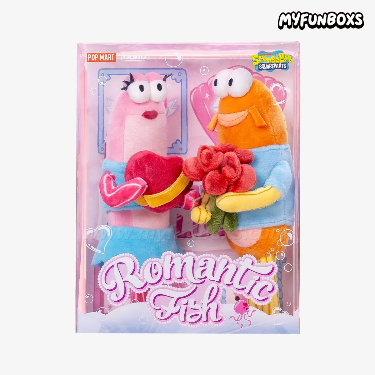 POP MART Bikini Bottom Buddies Romantic Fish Series Plush Pendants (PRE-ORDER)