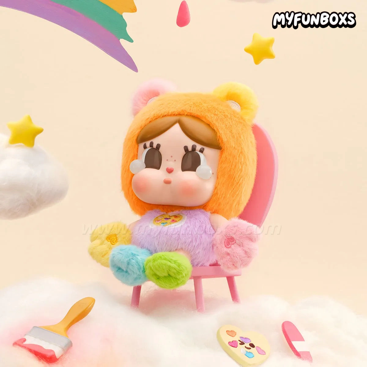 CRYBABY x Care Bears Series Vinyl Plush Pendant Blind Box