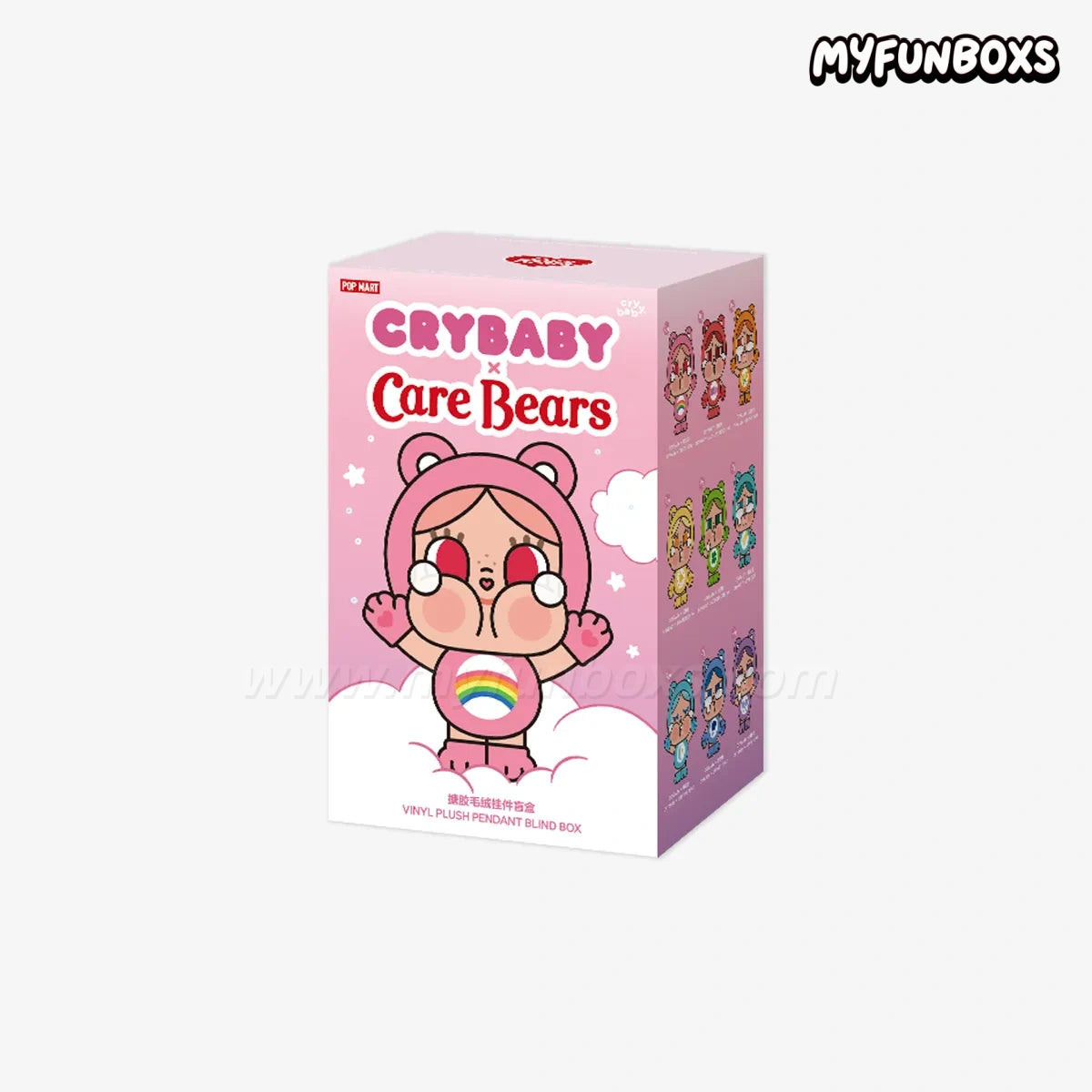 CRYBABY x Care Bears Series Vinyl Plush Pendant Blind Box