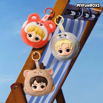 POP MART RlIZE Fluffy Club Series Mini Pouch Keychain Blind Box