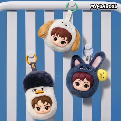 POP MART RlIZE Fluffy Club Series Mini Pouch Keychain Blind Box