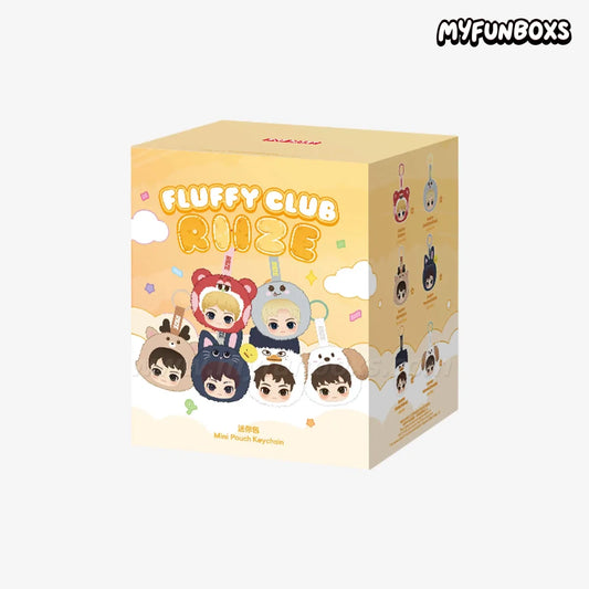 POP MART RlIZE Fluffy Club Series Mini Pouch Keychain Blind Box
