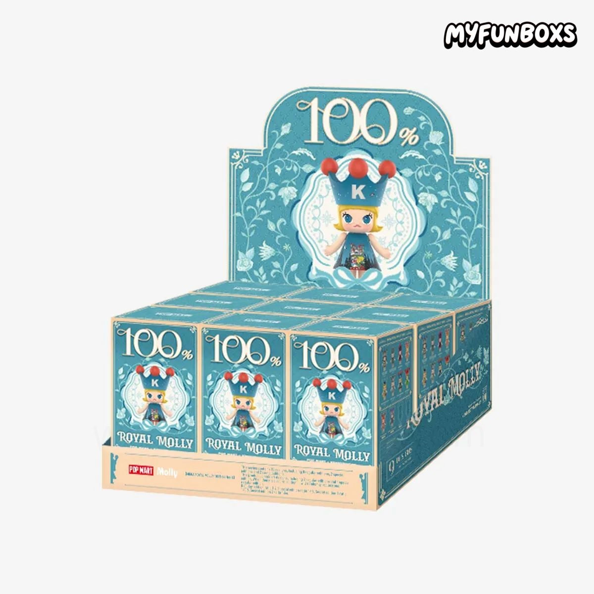 POP MART MEGA ROYAL MOLLY 100% Series 1 Figure Blind Box (PRE-ORDER)