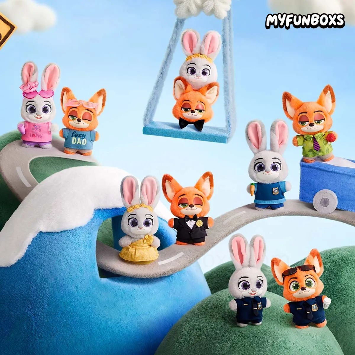Zootopia Ace Duo Series Plush Pendant Blind Box (PRE-ORDER)