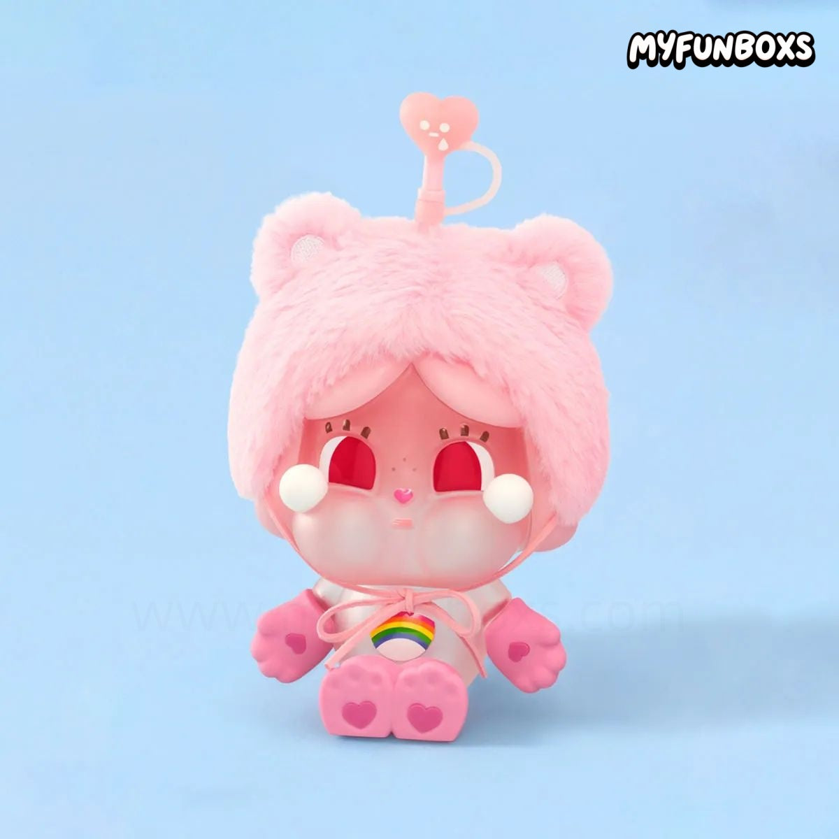 CRYBABY × Care Bears Series - Glass Straw Cup