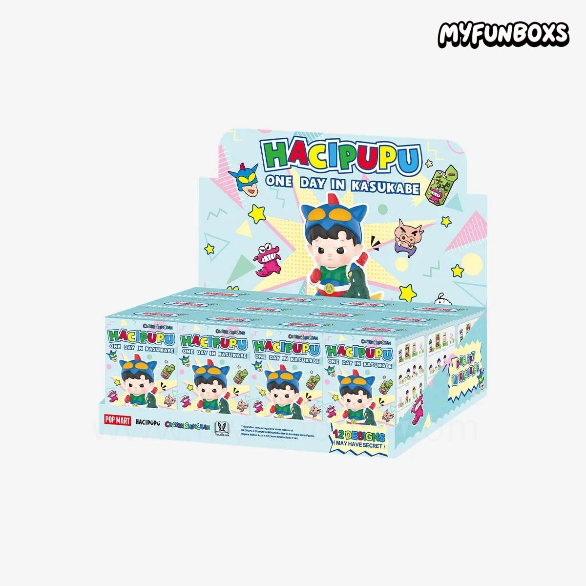 POP MART HACIPUPU x CRAYON SHINCHAN One Day in Kasukabe Series Figures (PRE-ORDER)