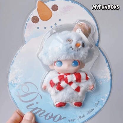 POP MART DIMOO Snowman Series Vinyl Plush Hanging Card