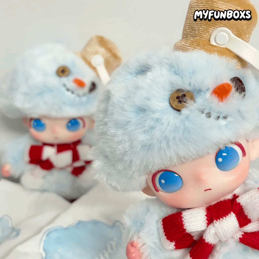 POP MART DIMOO Snowman Series Vinyl Plush Hanging Card