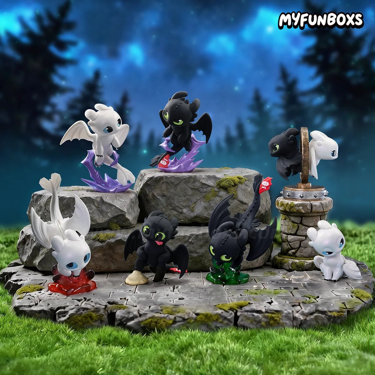 How to Train Your Dragon Intertwined Light And Night Series Blind Box