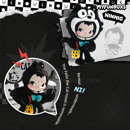 NINNIC Felix the Cat plush keychain