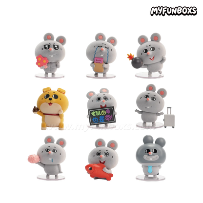 MEIJI & DASHU A Day of Corporate Mouse series figures blind box