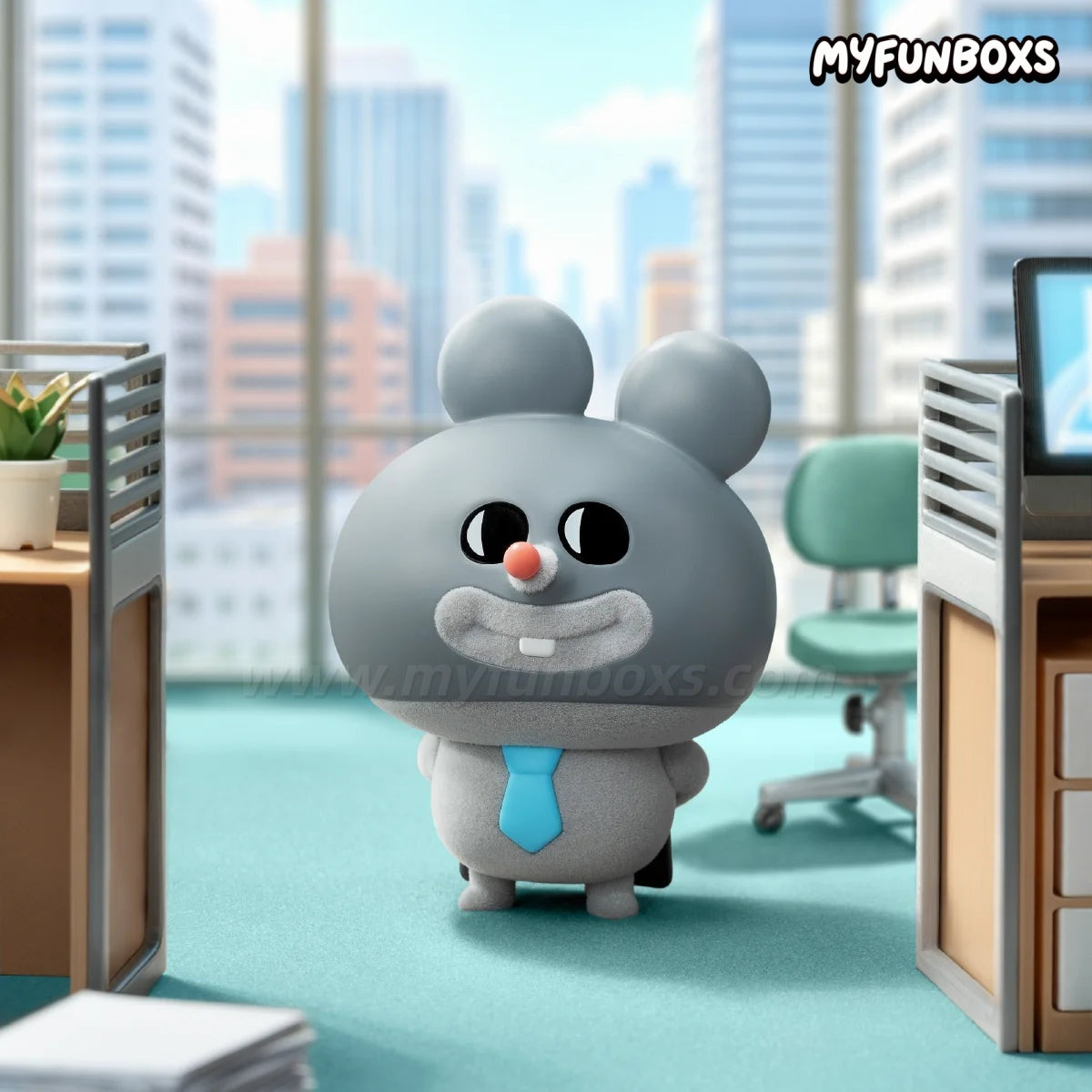 MEIJI & DASHU A Day of Corporate Mouse series figures blind box