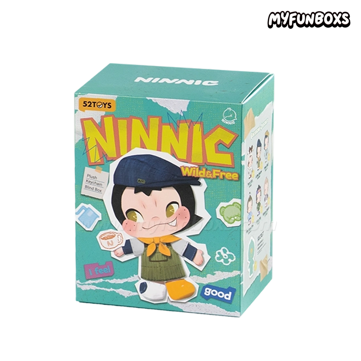 NINNIC Wild & Free series vinyl plush keychain blind box
