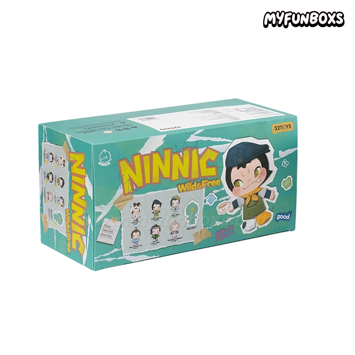 NINNIC Wild & Free series vinyl plush keychain blind box