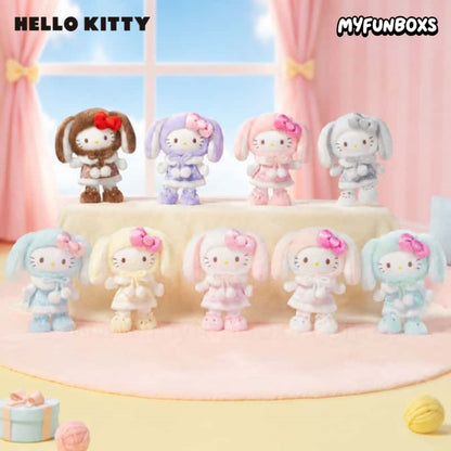 Hello Kitty Lop Ear Bunny Series Plush Pendant Blind Box(PRE-ORDER)