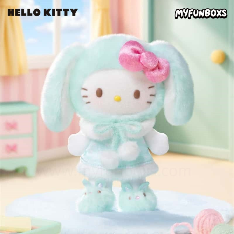 Hello Kitty Lop Ear Bunny Series Plush Pendant Blind Box(PRE-ORDER)