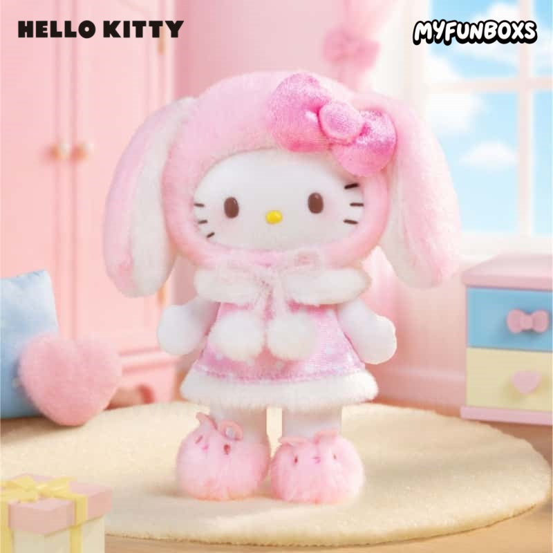 Hello Kitty Lop Ear Bunny Series Plush Pendant Blind Box(PRE-ORDER)