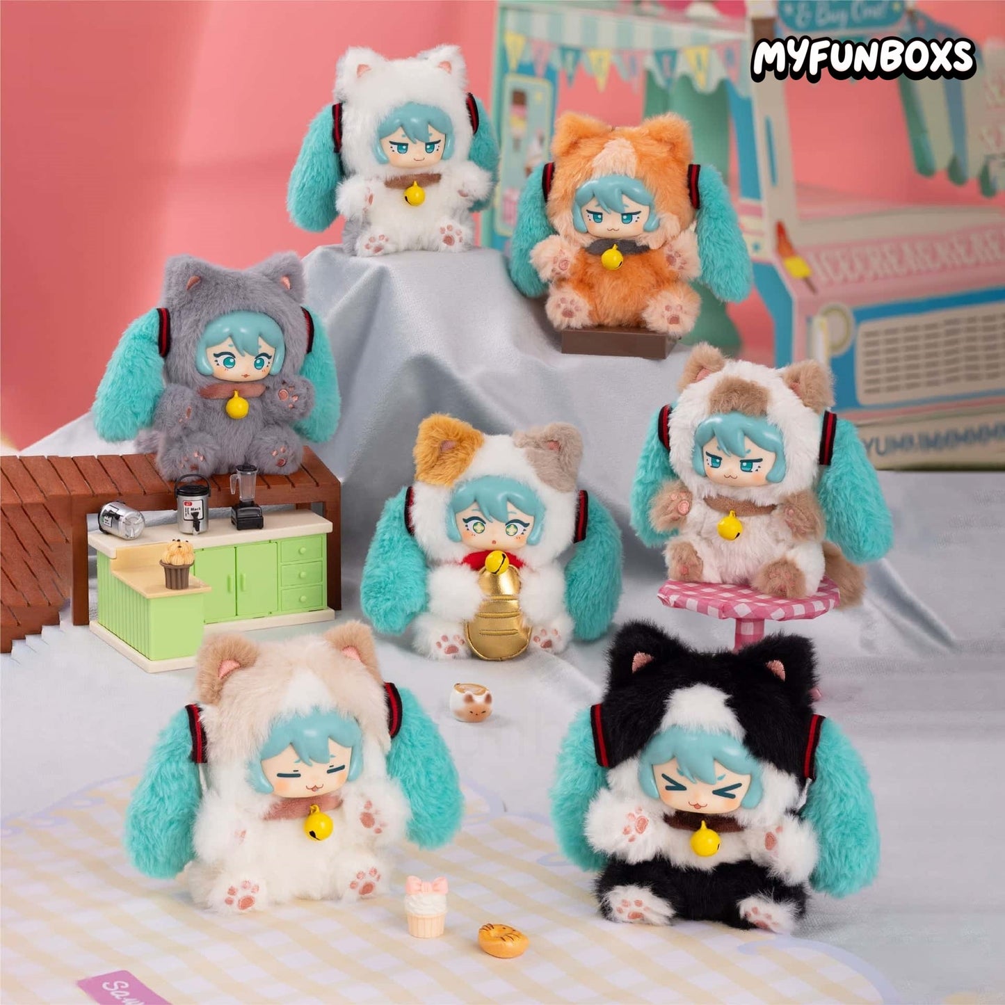 Hatsune Miku Milk Tea Cup Series Vinyl Plush Blind Box