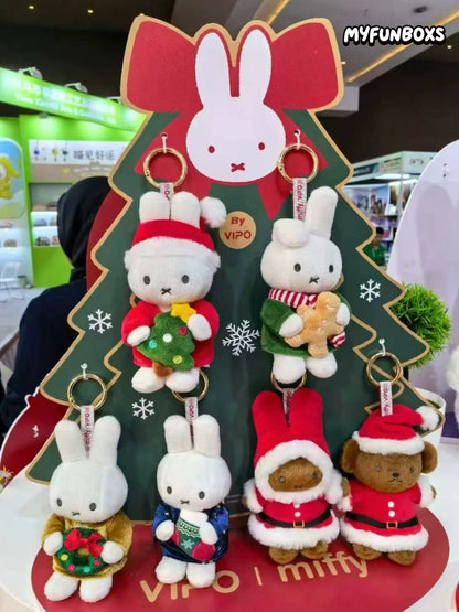 VIPO Miffy Christmas Series Plush Charm blind box (PRE-ORDER)