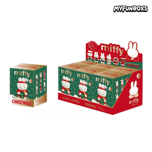 VIPO Miffy Christmas Series Plush Charm blind box (PRE-ORDER)