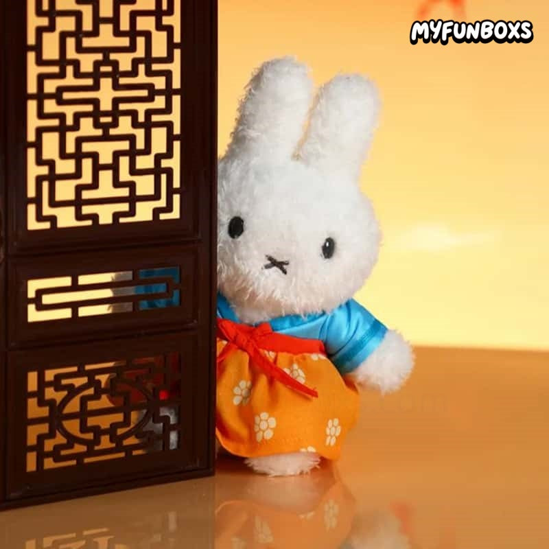 Miffy Chinese-style plush keychain