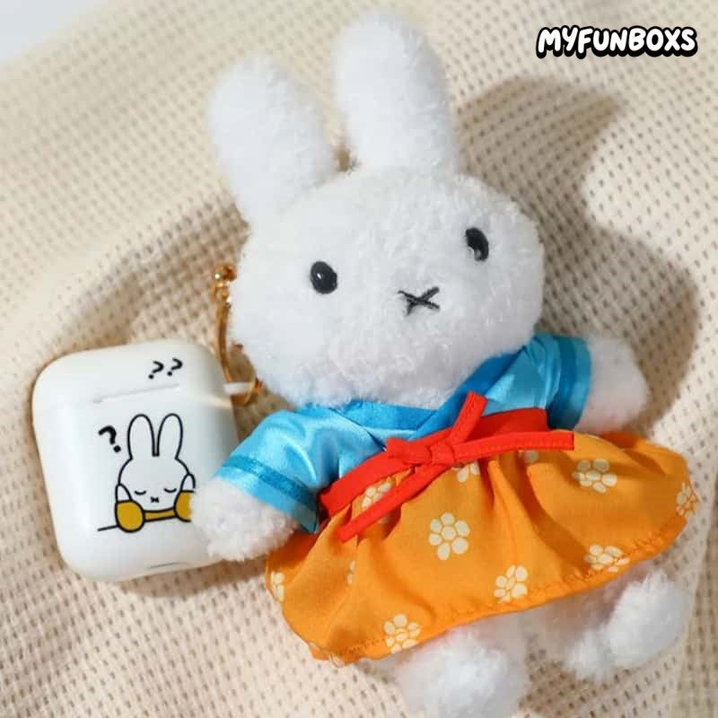 Miffy Chinese-style plush keychain