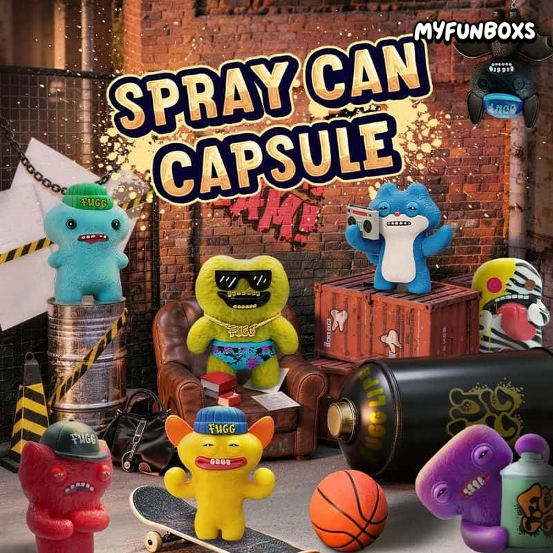 FUGGLER Sprout Monster spray-can capsule series figure blind box