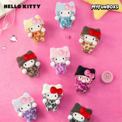 Hello Kitty Leopard Series Plush Keychain Blind Box(PRE-ORDER)