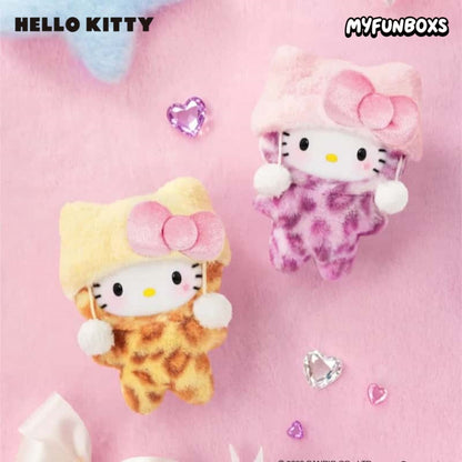 Hello Kitty Leopard Series Plush Keychain Blind Box(PRE-ORDER)