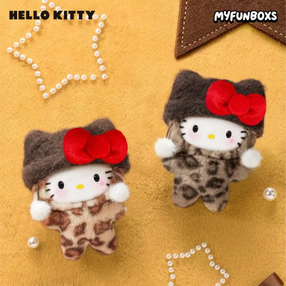 Hello Kitty Leopard Series Plush Keychain Blind Box(PRE-ORDER)