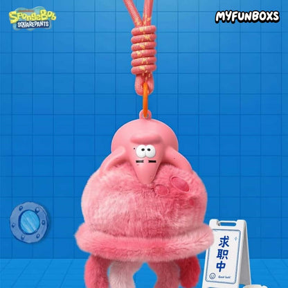 Bikini Bottom Residents Odd Fish Series Scented Plush Keychain Blind Box