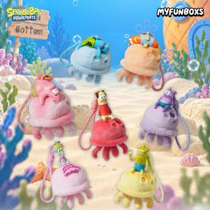 Bikini Bottom Residents Odd Fish Series Scented Plush Keychain Blind Box